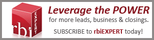 Leverage the power for more leads, business & closings. Subscribe to rbiEXPERT today!